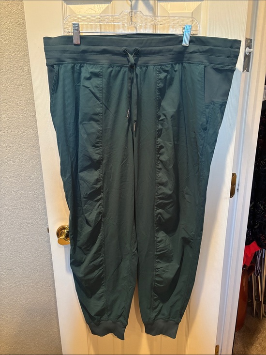 lululemon athletica Pants - Lululemon Dance Studio Mid-Rise Jogger Full Length Storm Teal Size 18